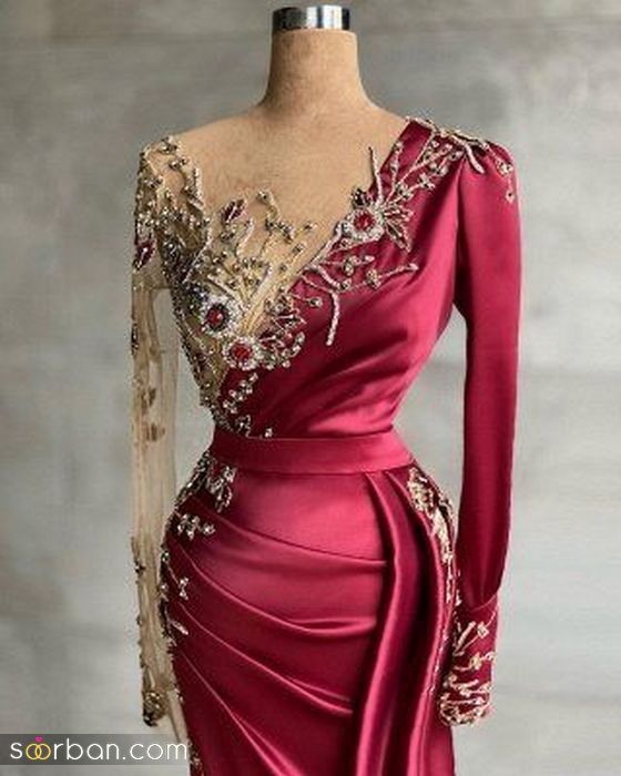 این نمونه های زیبا از لباس شب یلدا برای عروس خانم های خوش سلیقه / لباس شب چله عروس