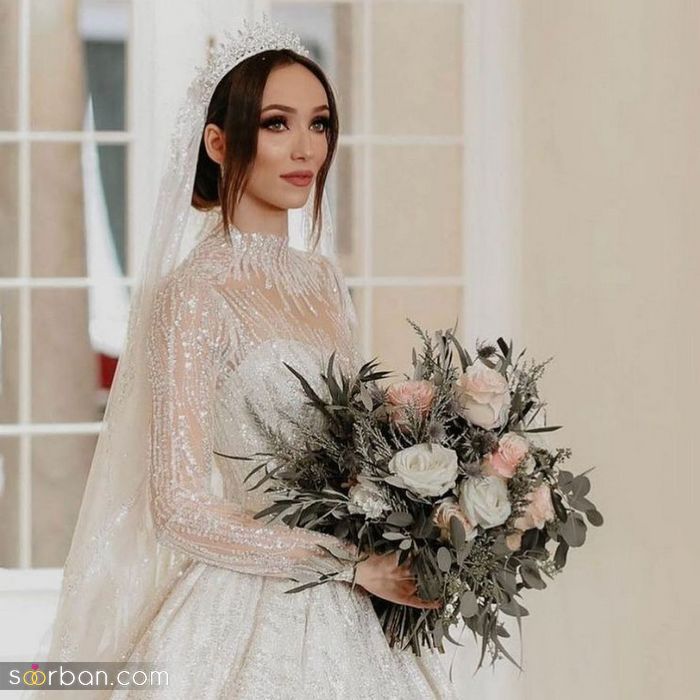 کاتالوگی دیدنی از دسته گل عروس اروپایی لاکچری 2022 - 1401 جذاب و خاص
