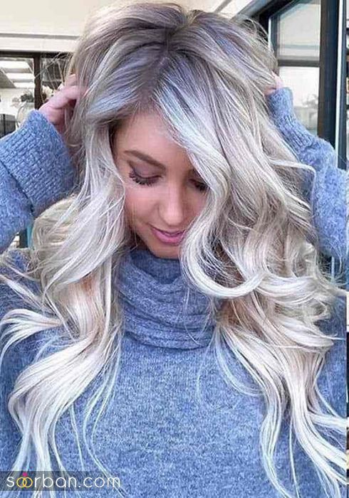 انواع مدل رنگ مو یخی با ۵۰ مدل متفاوت جذاب و لاکچری