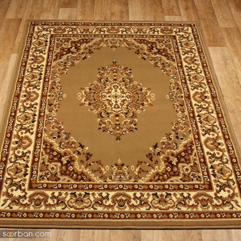 فرش ۱۲۰۰ شانه خیلی جذاب گل برجسته [جدید - زیبا]