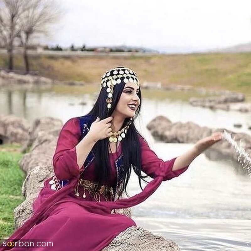 انواع لباس کردی زنانه پرکار مجلسی و ساده (سنگ دوزی شده / جوانرودی )