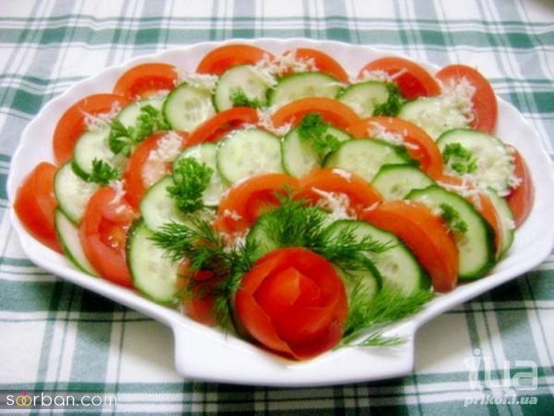 مدل تزیین سالاد 1401 یا ایده های خلاق بلاگر های اینستا (Salad)