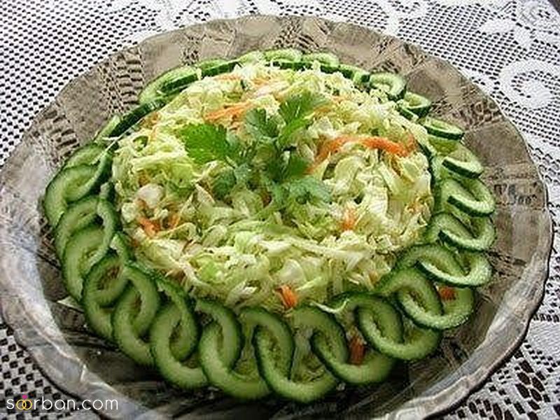 مدل تزیین سالاد 1401 یا ایده های خلاق بلاگر های اینستا (Salad)