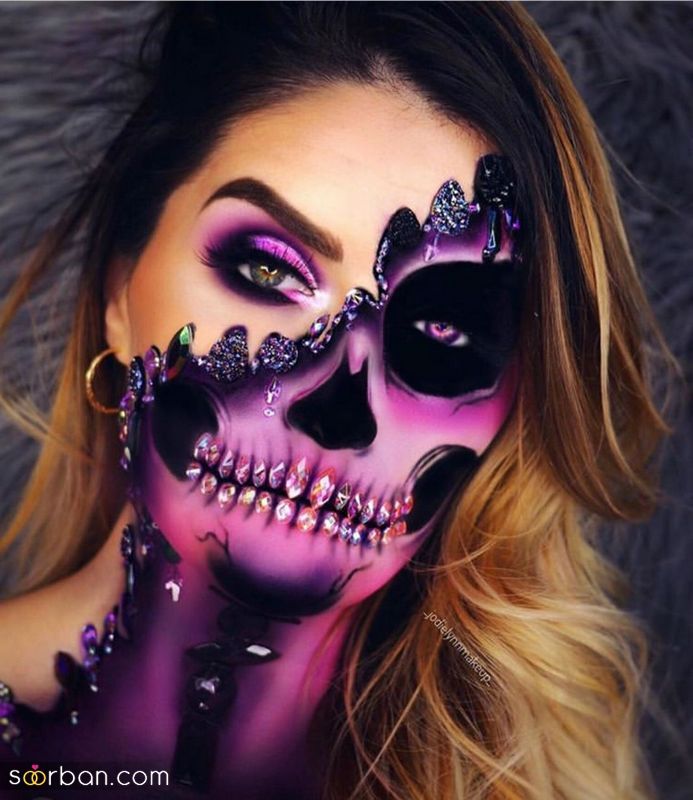 جدیدترین آرایش هالووین 2022 دخترانه و پسرانه ترسناک و جذاب دیدنی