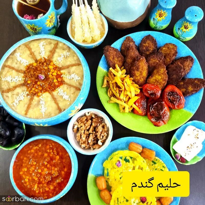 ایده تزیین حلیم گندم ویژه ماه رمضان برای کدبانوهای خلاق