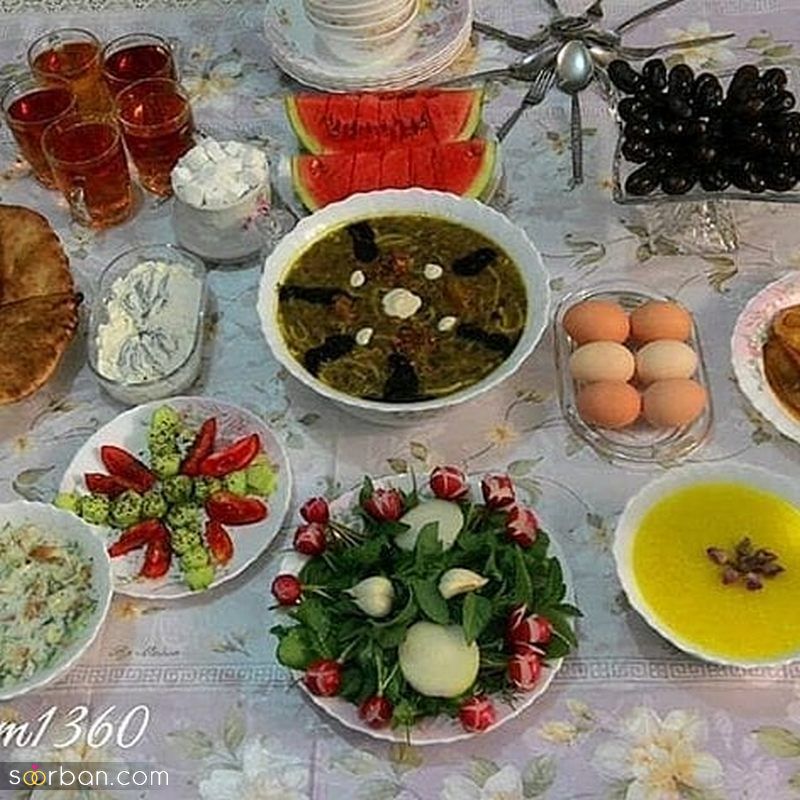 40 مدل تزیین سفره افطار با ایده های خلاق و بروز اینستا