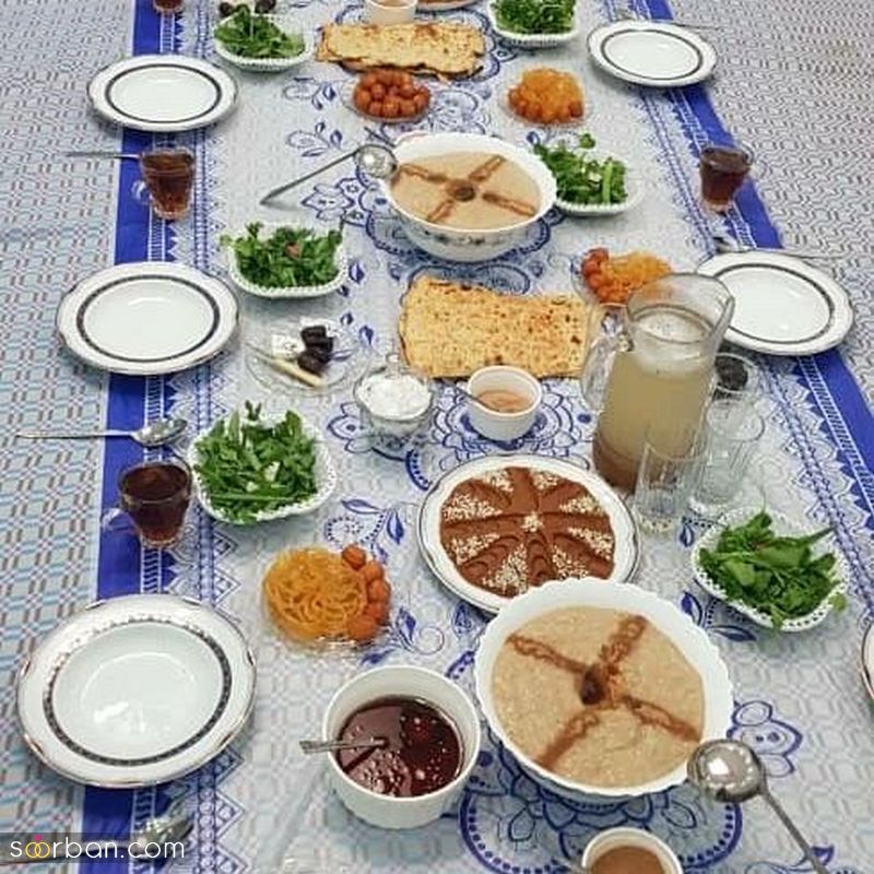 جدیدترین ایده ای برای تزیین سفره افطار مجلسی ویژه خانم های کدبانو