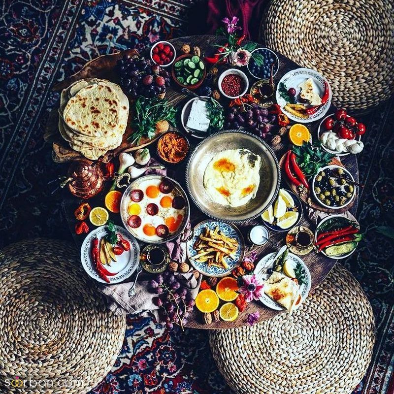 جدیدترین ایده ای برای تزیین سفره افطار مجلسی ویژه خانم های کدبانو