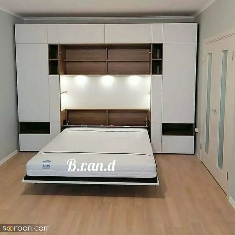 بهترین مدل کمد دیواری 1401 مناسب برای اتاق های کوچک و کمجا