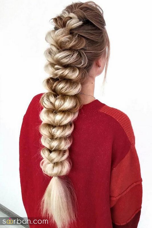 50 مدل موی دخترانه برای عروسی و عکس های شینیون و بافت مو دخترانه شیک و مجلسی