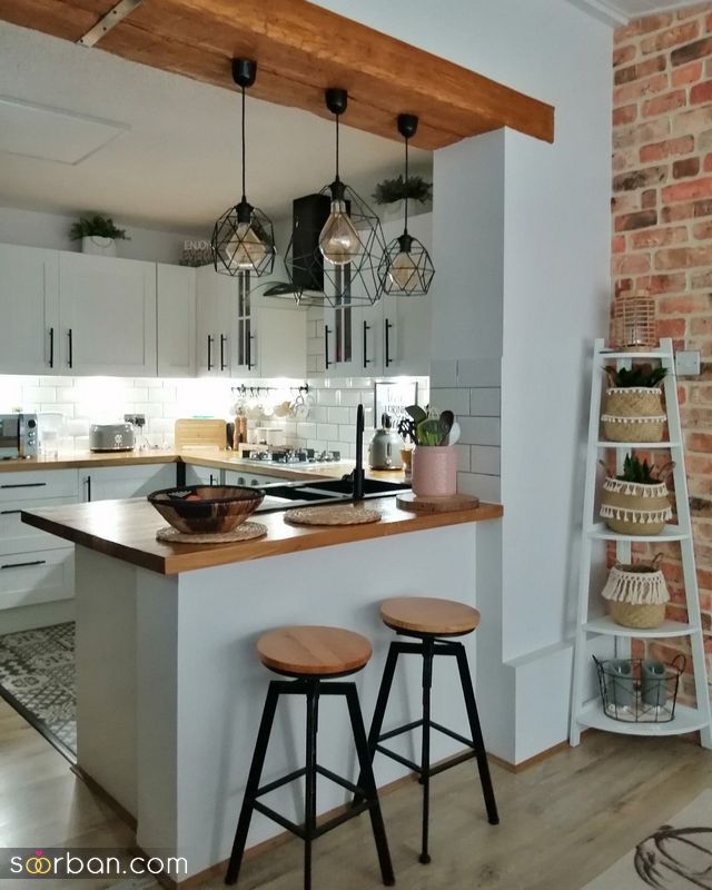 دکور آشپزخانه مدرن 1401 با استفاده از زیباترین اکسسوری های امروزی