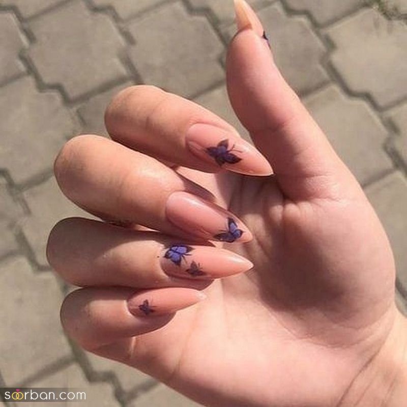 مدل لاک ناخن ساده اما زیبا و دیدنی برای تغییر استایل خود!
