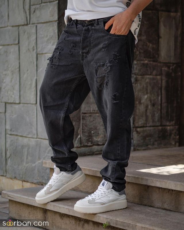 شلوار جین مردانه 1401 برای استایلی متفاوت با رنگ بندی جذاب ترند شده