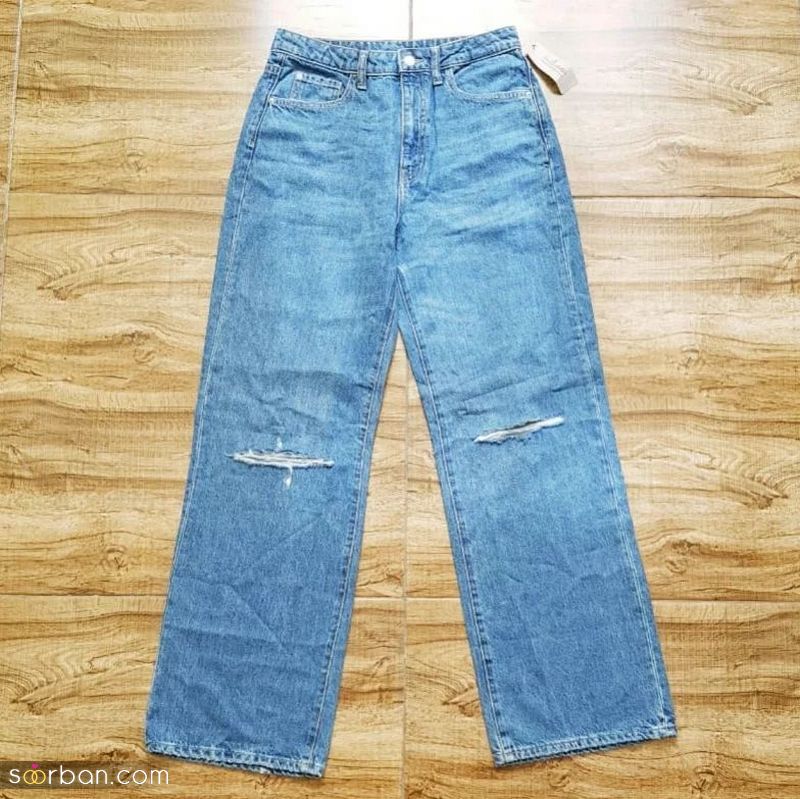 شلوار جین زنانه 1401 گشاد و تنگ در طراحی های مختلف برای داشتن تیپی متفاوت