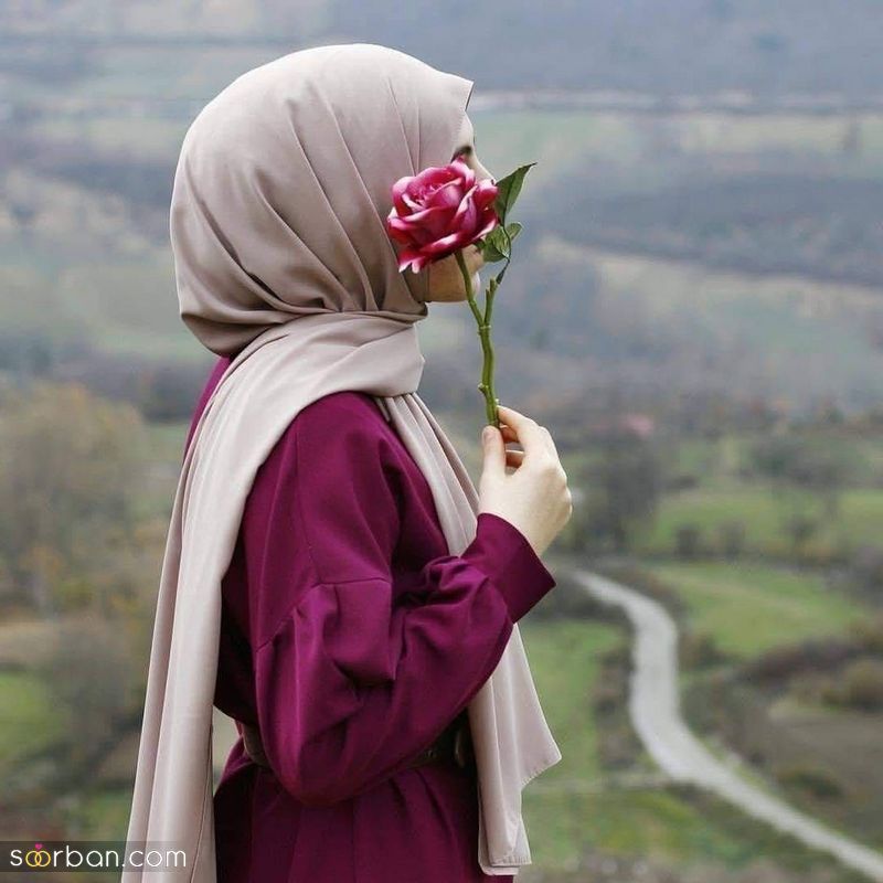 50 عکس دختر با حجاب زیبا و فیک برای پروفایل (بدون چهره و با چهره) عکس دختر محجبه با چادر و روسری