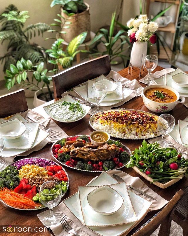 تزیین غذا برای مهمانی 1401 با کمترین وسایل و بهترین ایده های ناب و دیدنی کدبانویی