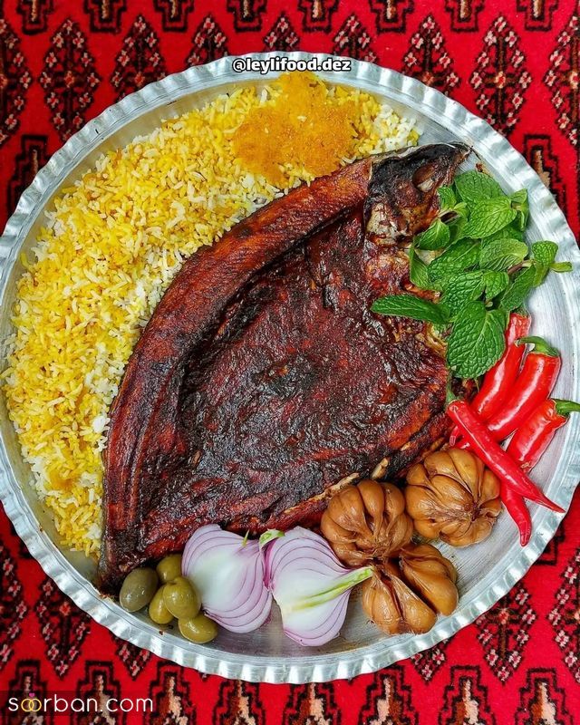 تزیین غذا نوعروس 1401 برای غذاهای سه سوت حاضری و خورشتی + سالاد و دسر (فست فود)