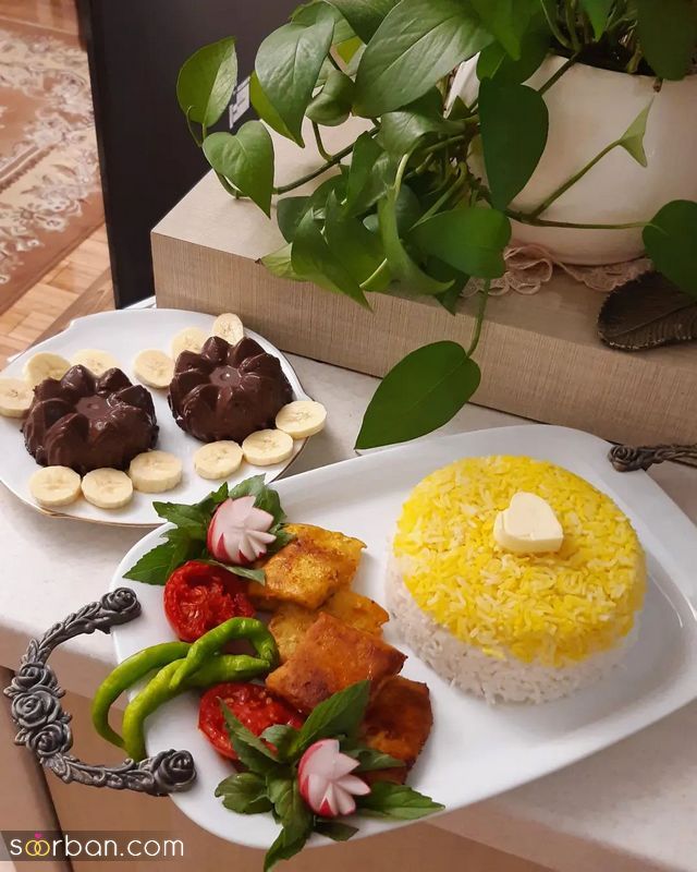 تزیین سفره غذا 1401 برای خانم های خوش سلیقه و خانه دار 