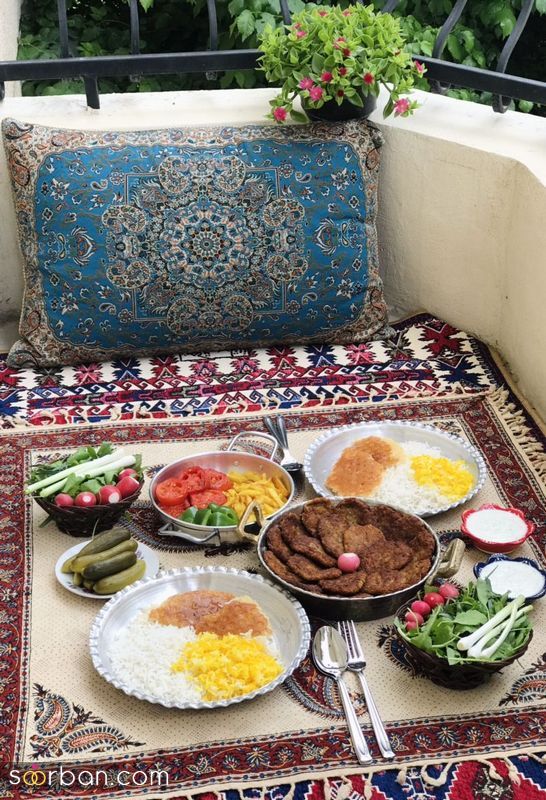 تزیین سفره غذا 1401 برای خانم های خوش سلیقه و خانه دار 