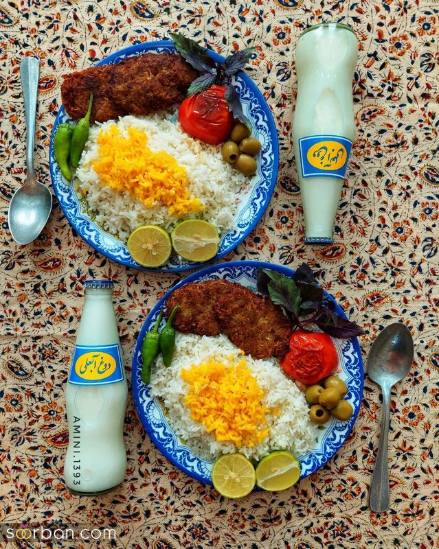 تزیین سفره غذا 1401 برای خانم های خوش سلیقه و خانه دار 