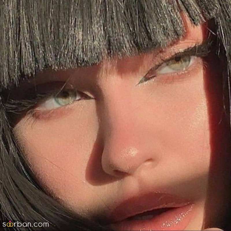 عکس چهره دختر فیک 1404 خارجی با صورت های بسیار زیبا