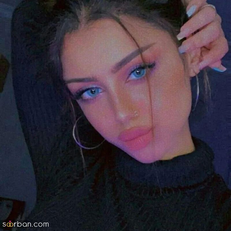 عکس چهره دختر فیک 1404 خارجی با صورت های بسیار زیبا