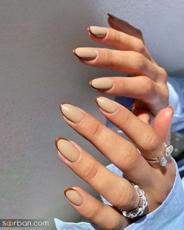 ناخن پاییزی ساده 1401 برای افراد خاص پسند مدگرا