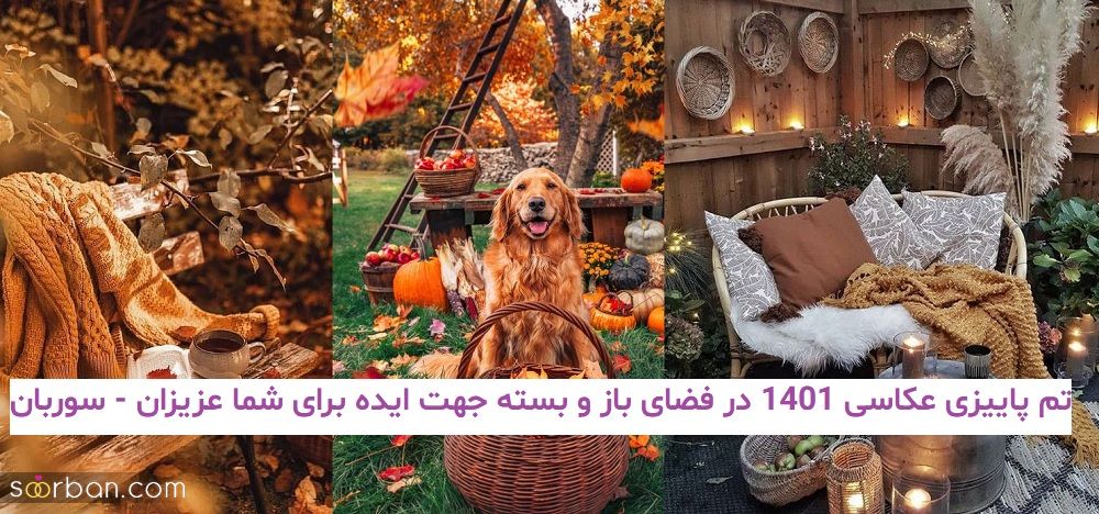 تم پاییزی عکاسی 1401 در فضای باز و بسته جهت ایده برای شما عزیزان