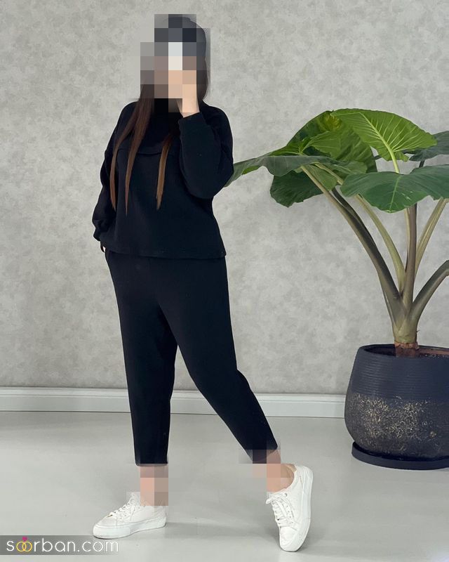 ست زمستانه 2023 زنانه  بسیار زیبا برای باشگاه و پیاده روی