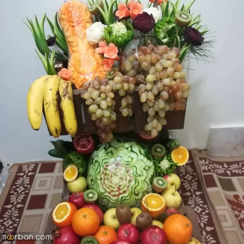 تزیین هندوانه شب یلدا 2023 به سبکی متفاوت برای افراد هنرمند و خلاق