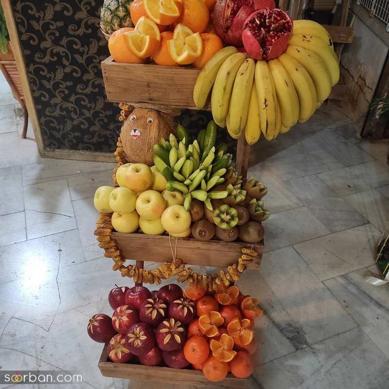 تزیین میوه شب یلدا ساده 1403 که میتوانید الگو بگیرید!