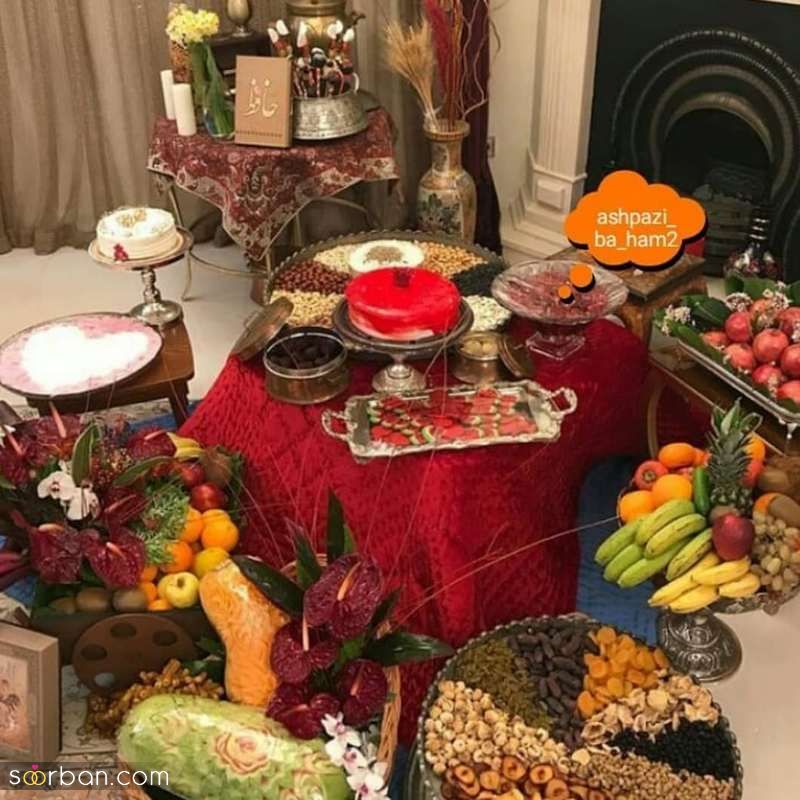 تزیین میوه شب یلدا ساده 1402 که میتوانید الگو بگیرید!