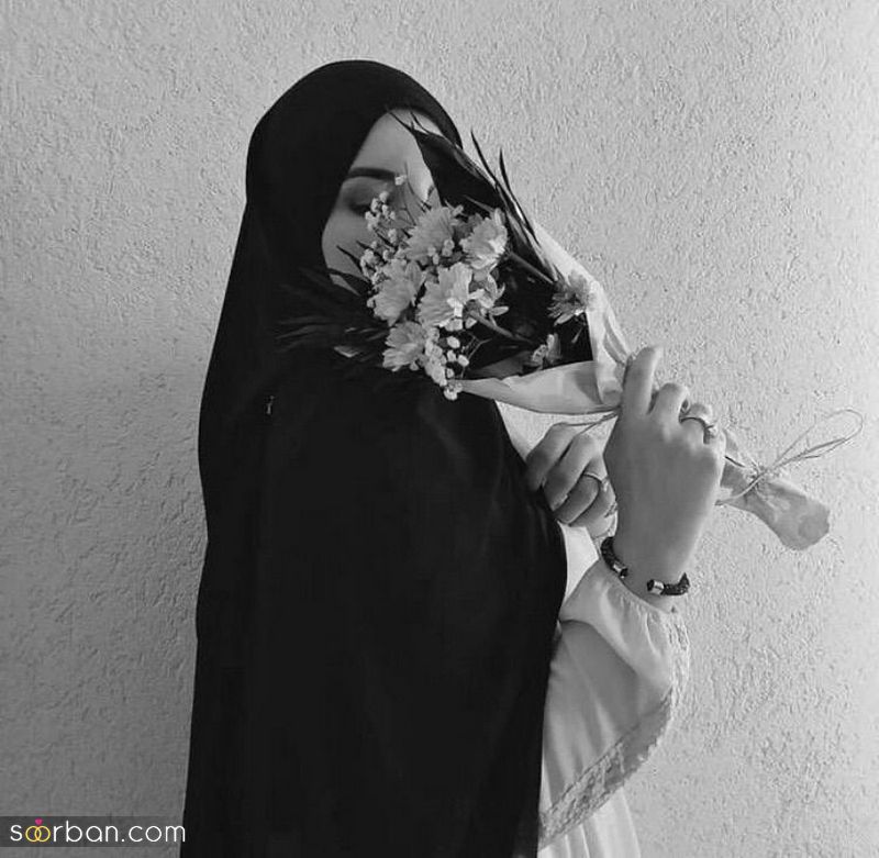 عکس پروفایل دخترانه سیاه و سفید برای صفحه مجازی (بدون متن)