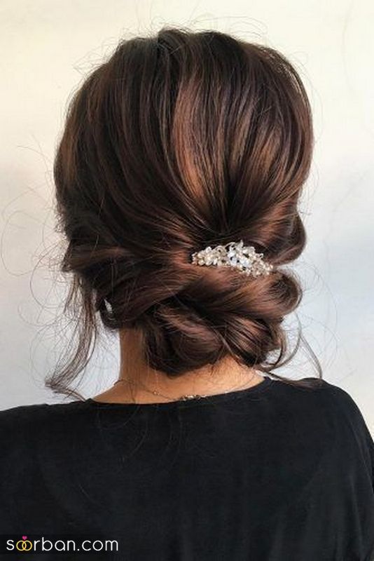مدل شینیون جدید ساده 1402 برای ایجاد تغییر ساده اما خیره کنننده در چهره صورت