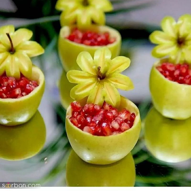 ایده های ناب و دیدنی تزیین انار برای کلاس اول 1402 