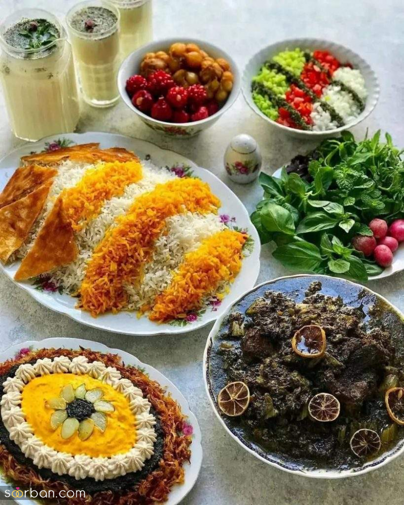 انواع غذا و خورشت مجلسی برای شام عروسی