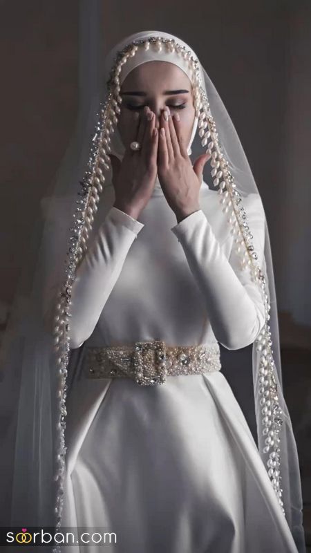 مدلهای لباس بله برون پوشیده و شیک 1402 مخصوص خانواده های مذهبی