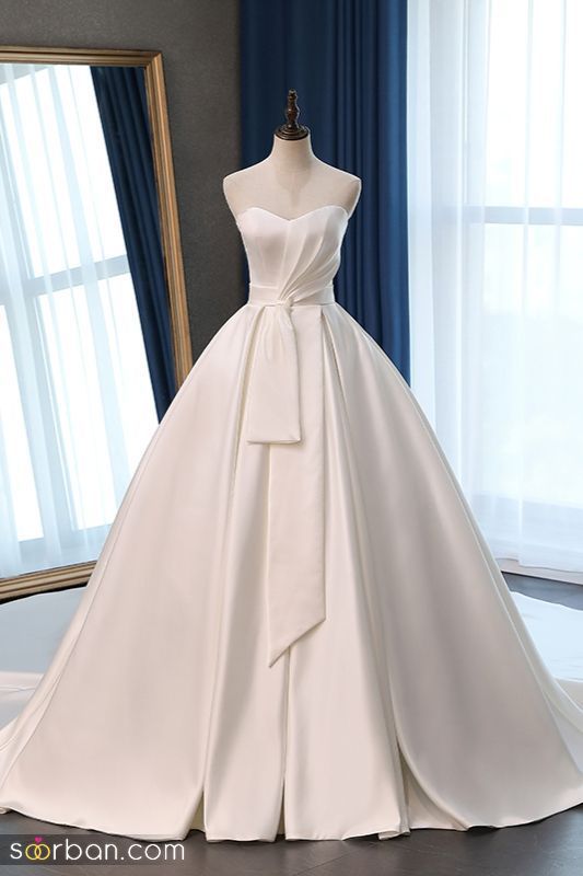 لطفا با دیدن این مدل لباس بله برون عروس 1402 سردرگم نشوید!