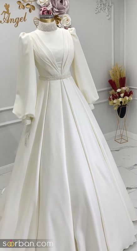 خانم های محجبه کالکشن جدید لباس عروس با حجاب 1402 که بسیار متفاوت و جذاب است دیدن فرمایید!