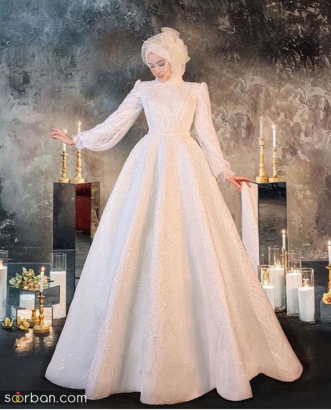 خانم های محجبه کالکشن جدید لباس عروس با حجاب 1402 که بسیار متفاوت و جذاب است دیدن فرمایید!