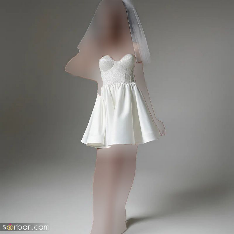 کالکشن جدید اروپایی از انواع مدلهای لباس عروس کوتاه 1402 بسیار زیبا و دیدنی