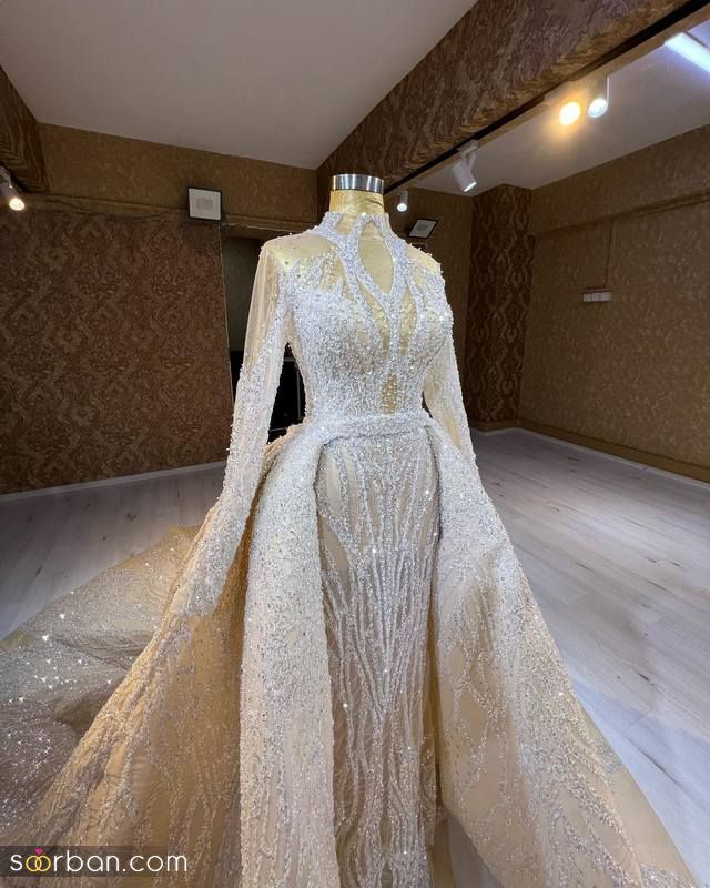 با دیدن این مدلهای لباس عروسی سفید 1402 مطمئنا اغراق نمیکنید!