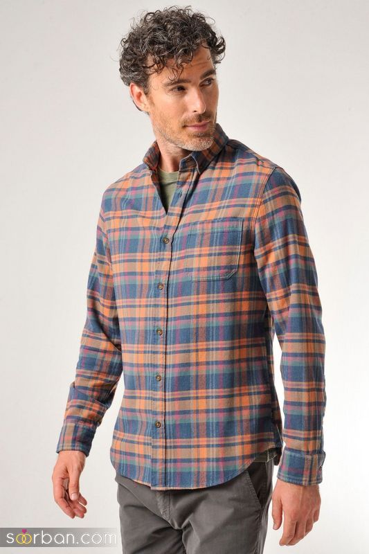 کاتالوگی از انواع مدل پیراهن مردانه 1402 با رنگ های روشن و تیره همچنین دوخت مزونی 