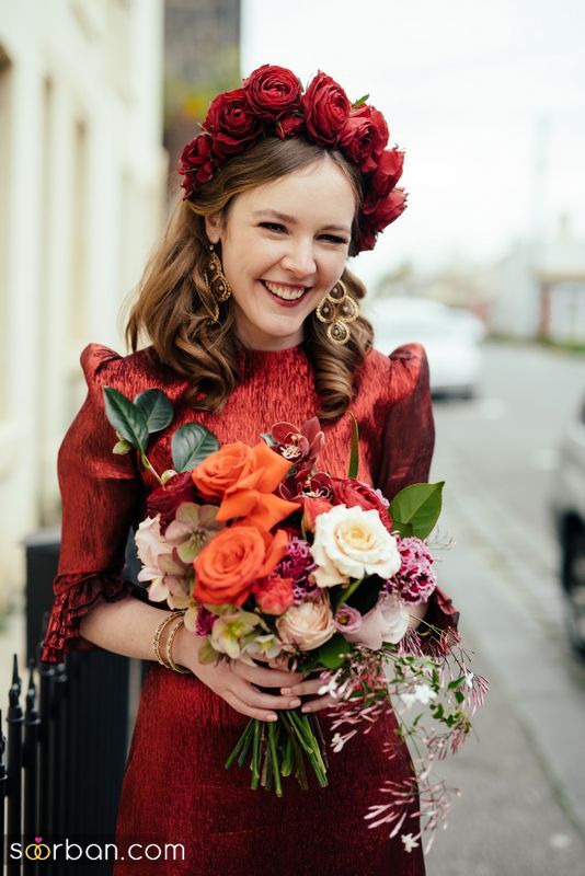 زیباترین مدل مو عروس با تاج گل 1402 برای عروس خانمهای فانتزی پسند!