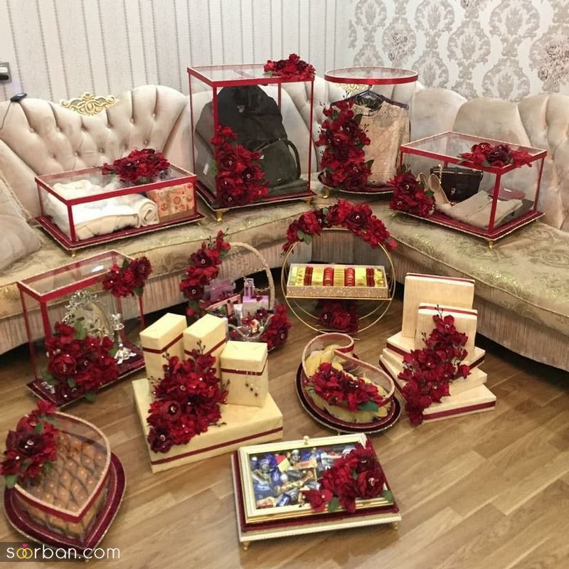 ایده برای تزیین عیدی عروس 1404 با روشهای جدید و گل آرایی ویژه