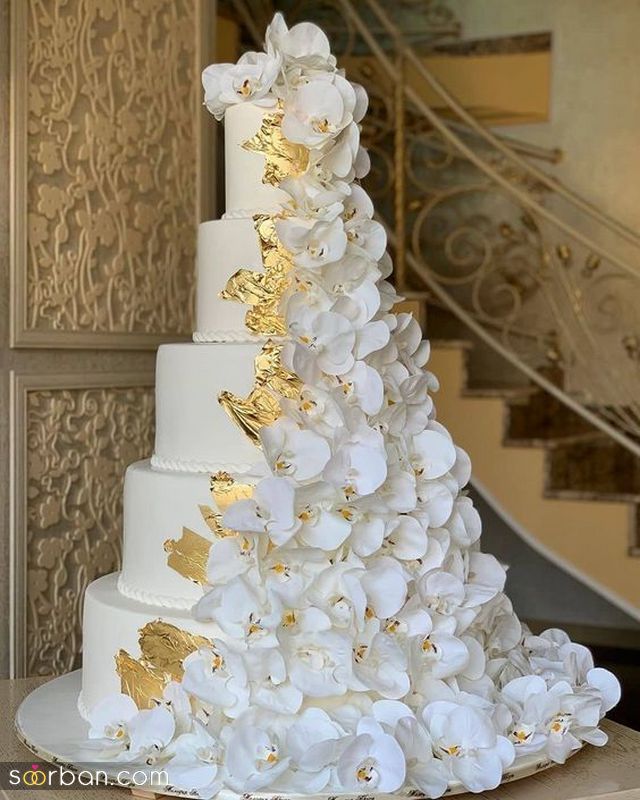 مدل کیک عروسی 1402 اصلا طرح به این زیبایی دیده بودین!