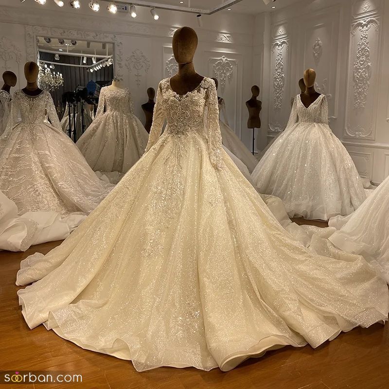 معرفی مدل لباس عروس 1402 - 2023 با طراحی بی نظیر ایده گرفته شده از طرح های اروپایی