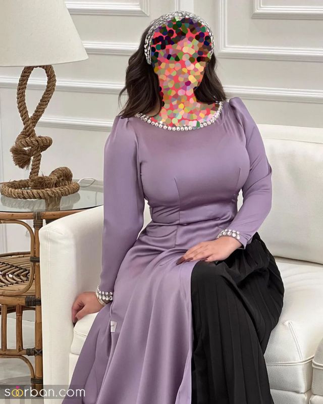 مدل لباس مجلسی شیک 1402 بشدت توصیه میشه به خانم هایی خوش اندام