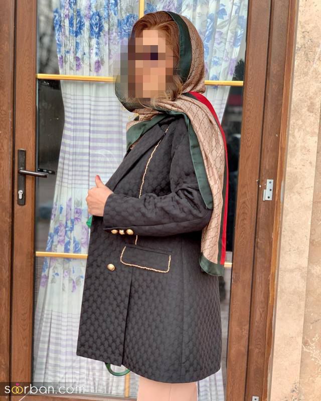 مدل مانتو ژاکارد مشکی 1403 و مجلسی که انقدر توی تن خوش فرم و زیباست که باید ببینید!