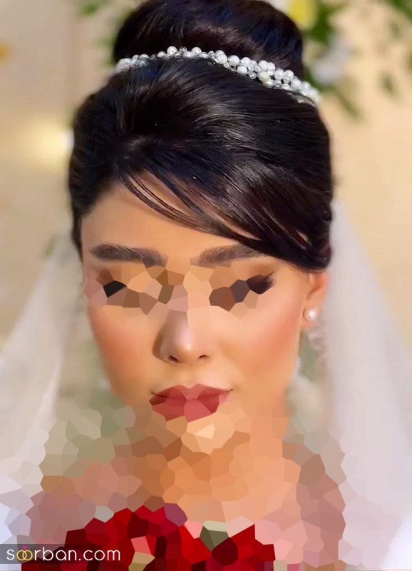 مدل مو جلو سر مجلسی 1402 ترند شده مجلسی/ زیر شال 